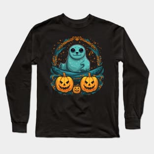 Harp Seal Halloween Long Sleeve T-Shirt